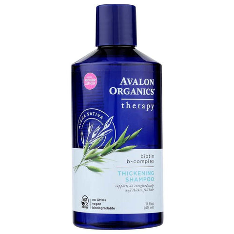 Thickening Biotin B-Complex Therapy Shampoo 14 oz AVALON ORGANICS