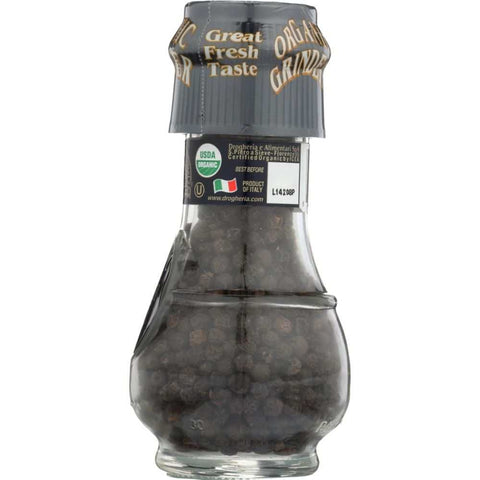 Organic Black Pepper Corns Mill 1.58 oz DROGHERIA & ALIMENTARI