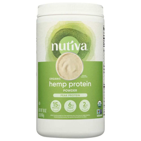 Organic Superfood Hemp Protein 15G 16oz Plant-Based Protein Nutiva
