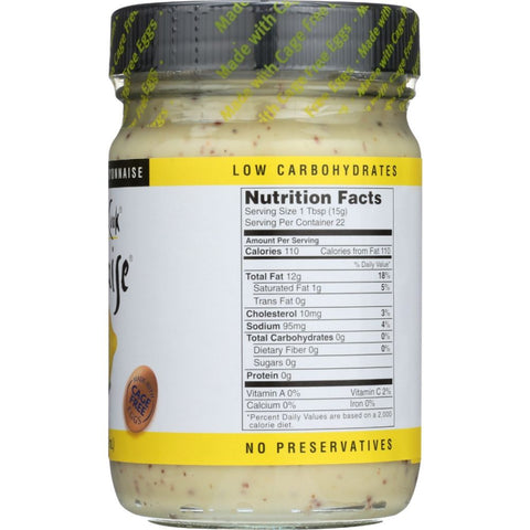 All Natural Lemonaise Original Citrus Mayo 12 oz OJAI COOK