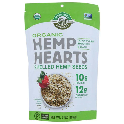 Organic Hemp Hearts 7 oz Seeds Manitoba Harvest