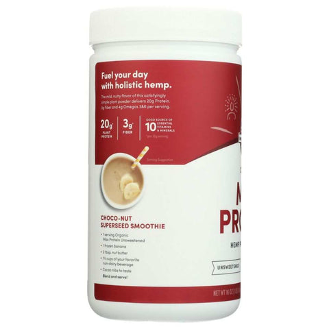 Hemp Yeah! Max Protein Unsweetened Plant-Based Protein Powder Manitoba Harvest