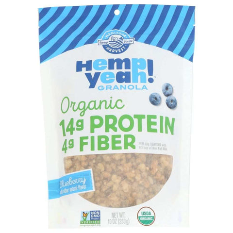 Blueberry Hemp Yeah! Organic Protein-Rich Granola MANITOBA HARVEST 10 oz