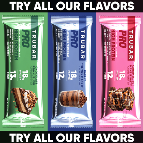 Plant-Based High Performance Protein Bar Cake It 'Til You Make It TRUBAR PRO