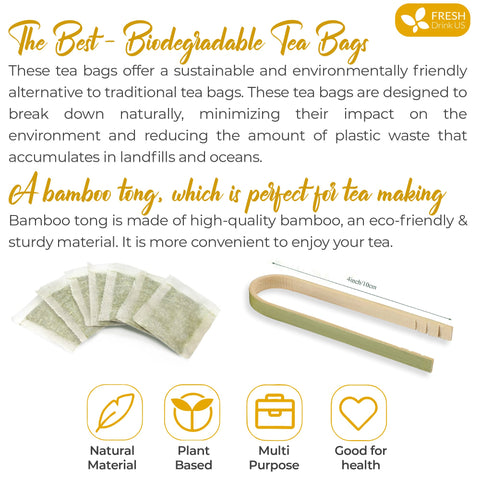 Turmeric, Ginger, Cinnamon Tea, Tea Bags, 100% Natural, Hand-made Blend of Turmeric, Ginger, and Cinnamon. Eco-conscious Tea Bags. Turmeric Ginger Herbal Tea. No Sugar, No Caffeine, No Gluten, Vegan.
