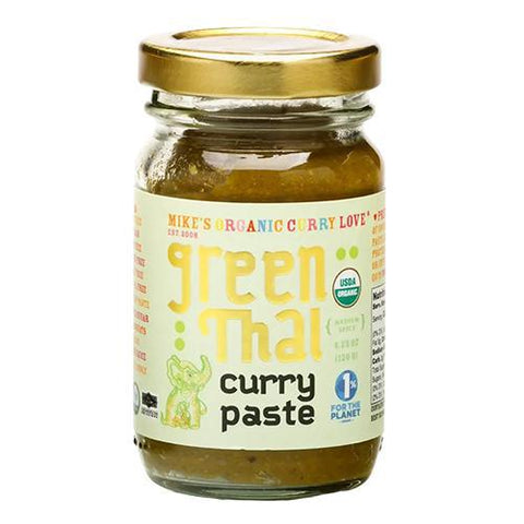 Organic Green Thai Curry Paste 120G Mike's Organic Curry Love