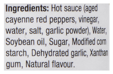 Frank's Red Hot Buffalo Sauce Creamy Squeeze Tops 354 ml