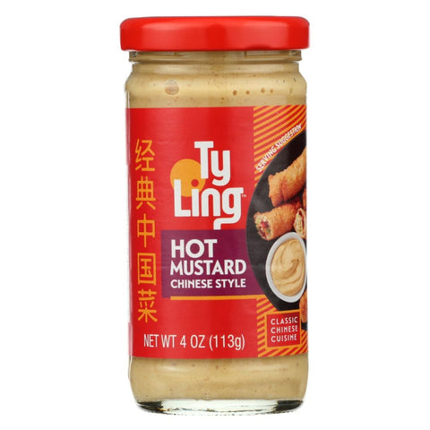 Hot Mustard 4 oz Chinese Style Condiment TY LING