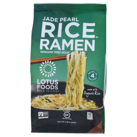 Rice Ramen Miso Soup Jade Pearl Gluten-Free Noodles Lotus Foods