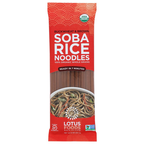 Brown Rice Organic Soba Noodles 8 oz Lotus Foods