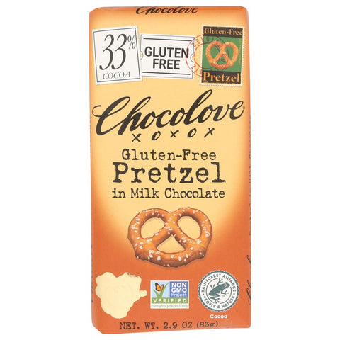 Pretzel In Milk Chocolate Bar 2.9 oz CHOCOLOVE