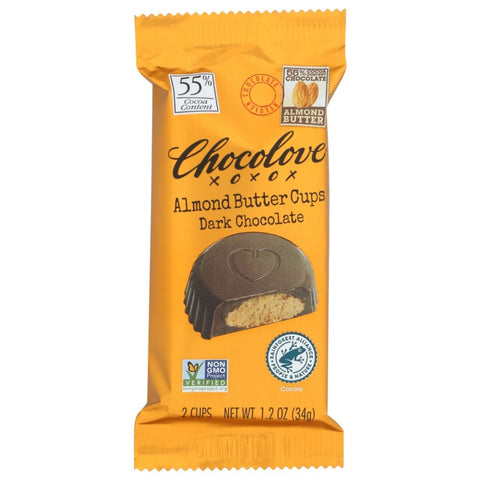 Almond Butter Cups Dark Chocolate 1.2 oz Chocolove