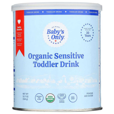 Toddler Formula LactoRelief Iron Fortified 12.7 Oz BABYS ONLY ORGANIC