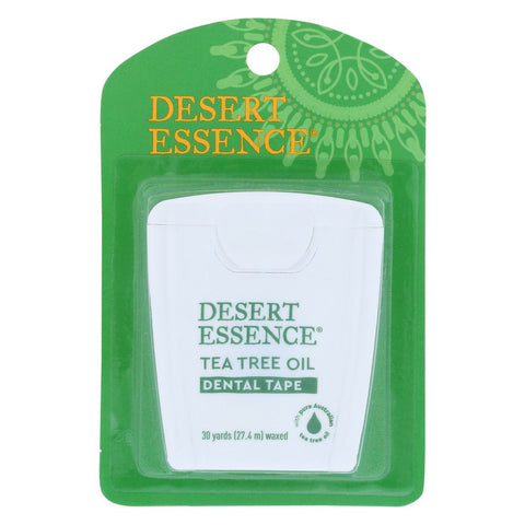 Tea Tree Oil Naturally Waxed Dental Tape 30 Yards Desert Essence