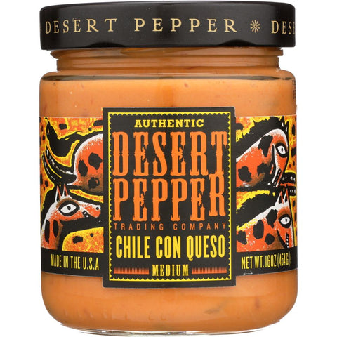 Chile Con Queso Medium Cheese Dip 16 oz Desert Pepper