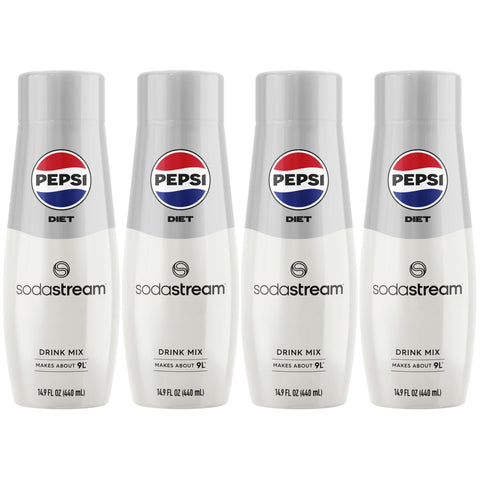 SodaStream Diet Pepsi Beverage Mix (440ml, Pack of 4)