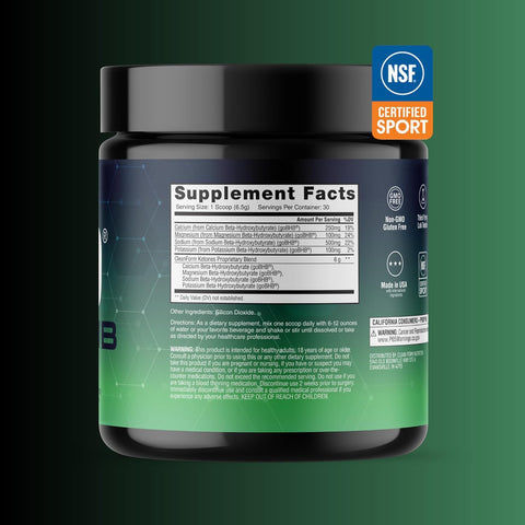 goBHB Patented goBHB Salts Energy Supplement CleanForm Nutrition