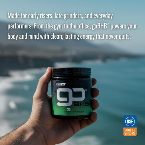 goBHB Patented goBHB Salts Energy Supplement CleanForm Nutrition