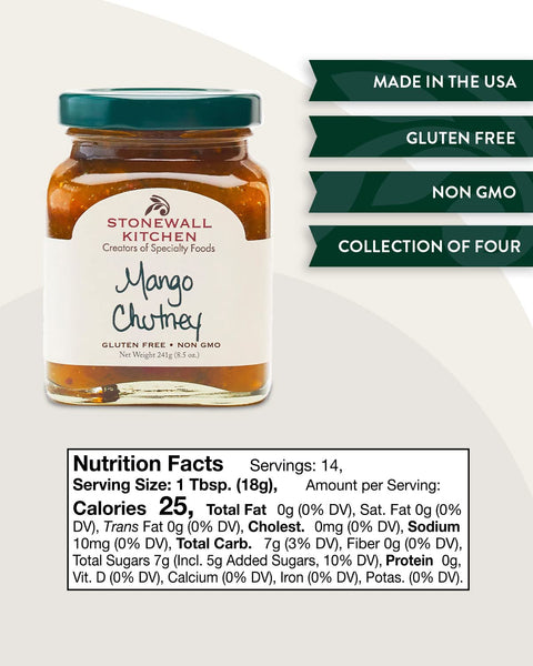 Mango Chutney Original 8.50 oz Stonewall Kitchen
