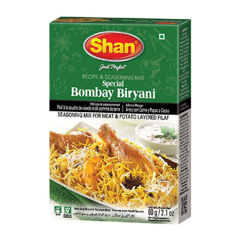 Shan -  Ay Biryani Seasoning Mix (60G) - Spice Packets For Spicy Meat Pilaf