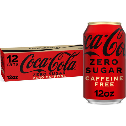 Coca-Cola Zero Caffeine-Free Soda  12 Fl Oz (pack of 12)