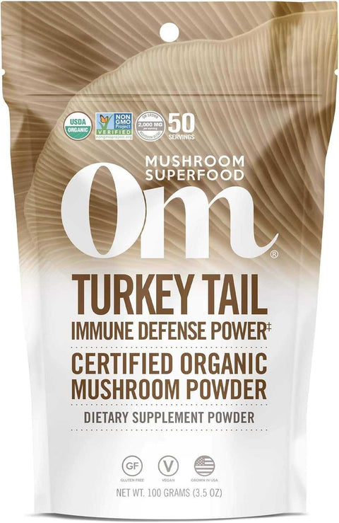 Turkey Tail Immune Defense Power Organic Mushroom Nutrition 100gm OM ORGANIC