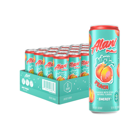 Alani Nu Energy Drinks, Sugar Free, 200mg Caffeine, 12 Fl Oz Cans, Pack of 6, Rocket Pop Flavor