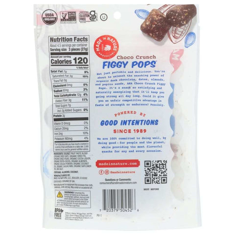 Organic Choco Crunch Premium Organic Whole Grain Oats Choco Crunch Figgy Pops Snack