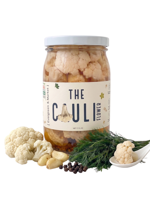 Pickled Cauliflower Crispy 17 oz Jar The Cauliflower