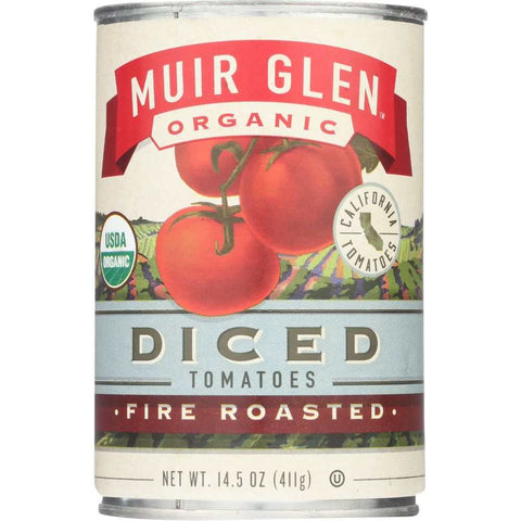 Fire Roasted Organic Diced Tomatoes 14.5 oz MUIR GLEN ORGANIC