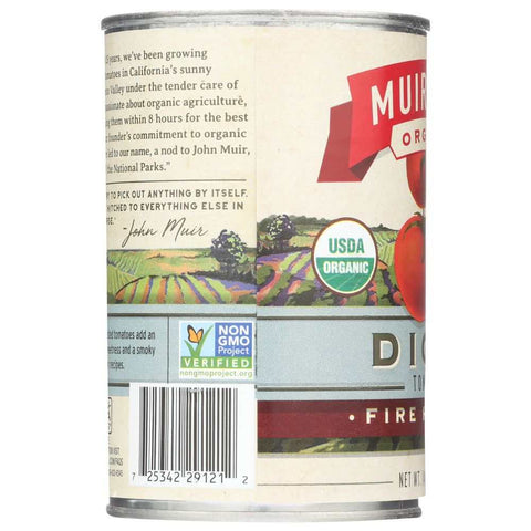 Fire Roasted Organic Diced Tomatoes 14.5 oz MUIR GLEN ORGANIC