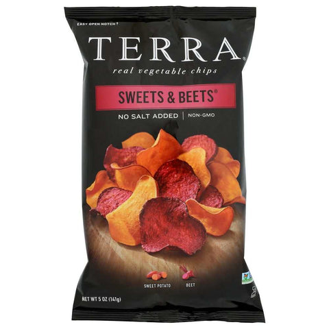Sweet Potato Sweets & Beets Chips Snack 6 oz Terra Chips
