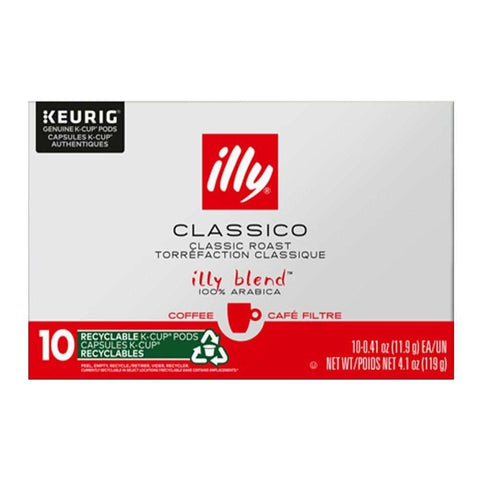 K-cup Medium Roast Coffee Single-Serve Pod 10 pc ILLYCAFFE