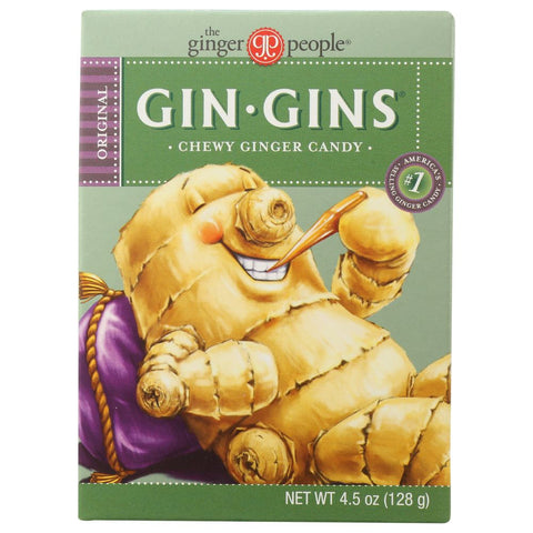 Chewy Ginger Candy Original 4.5 oz THE GINGER PEOPLE