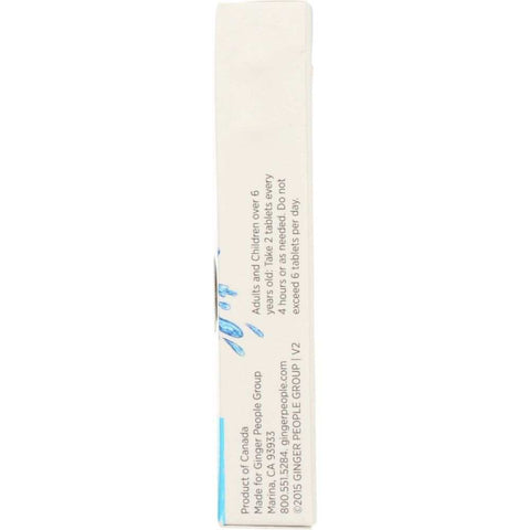 Ginger Rescue Chewable Strong Tablets 0.55 oz THE GINGER PEOPLE