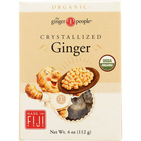 Organic Crystallized Ginger Big Chunks 4 oz THE GINGER PEOPLE