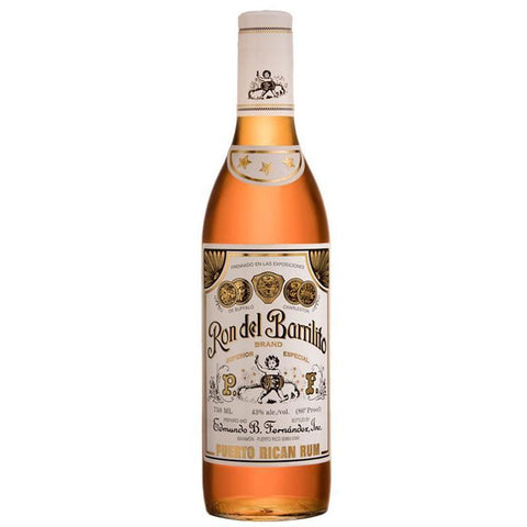 Ron Del Barrilito 3 Star Slightly Smoky Puerto Rican Rum 750ML
