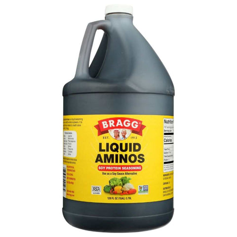Liquid Aminos Natural Soy Sauce All Purpose Seasoning BRAGG 1 gallon