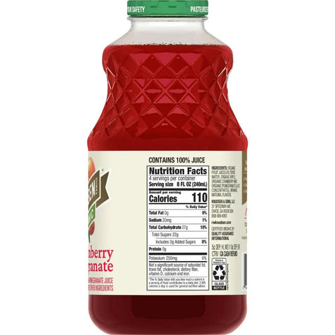 Organic Cranberry Pomegranate Juice 32 fl oz R.W. Knudsen