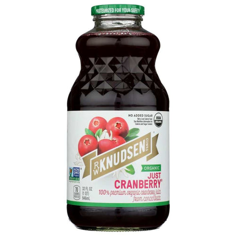 Organic Pure Unsweetened Cranberry Juice 32oz R.W. Knudsen