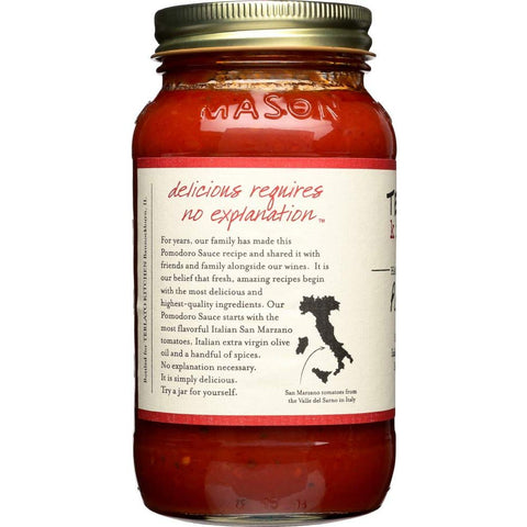 Sauce Pomodoro Small Batch Tomato Sauce TERLATO KITCHEN 24 oz