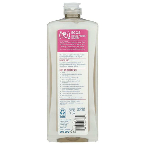 Almond Dish Soap Clean Earth Friendly Dish Liquid 25oz Ecos Dishmate