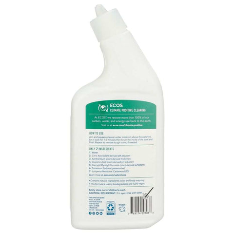 Eco-Friendly Cedar Toilet Cleaner 24oz ECOS
