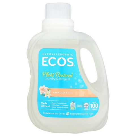 Ecos Ultra Liquid Laundry Detergent Magnolia and Lily 100 oz EARTH FRIENDLY