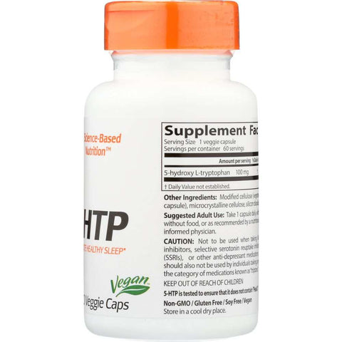 5 HTP 100 mg Vegan Dietary Supplement 60 vc Doctor's Best