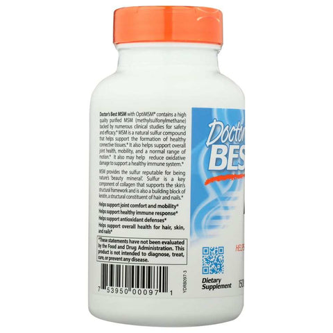 MSM 1500Mg Supplement 120 Tablets Doctor's Best
