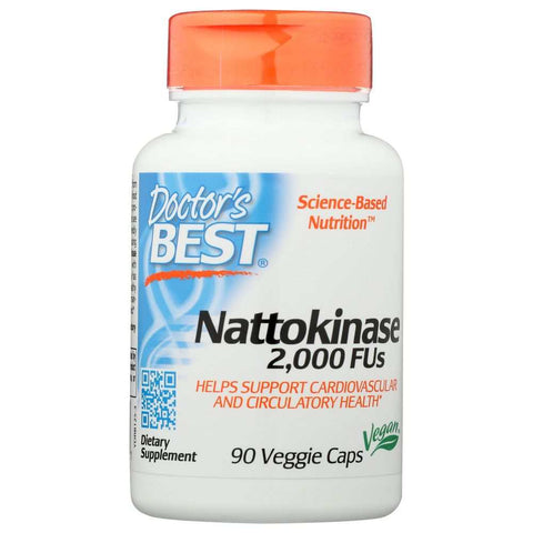 Nattokinase 2000Fu Enzyme Supplement 90 vc Doctor's Best