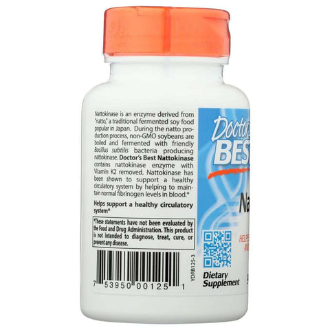 Nattokinase 2000Fu Enzyme Supplement 90 vc Doctor's Best