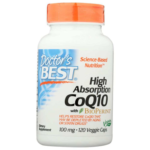 Hi Absorption CoQ10 100 Mg Supplement 120 vc Doctor's Best