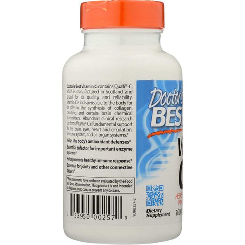 Vitamin C 1000mg with Qc Quality Supplement 120VC Doctor's Best